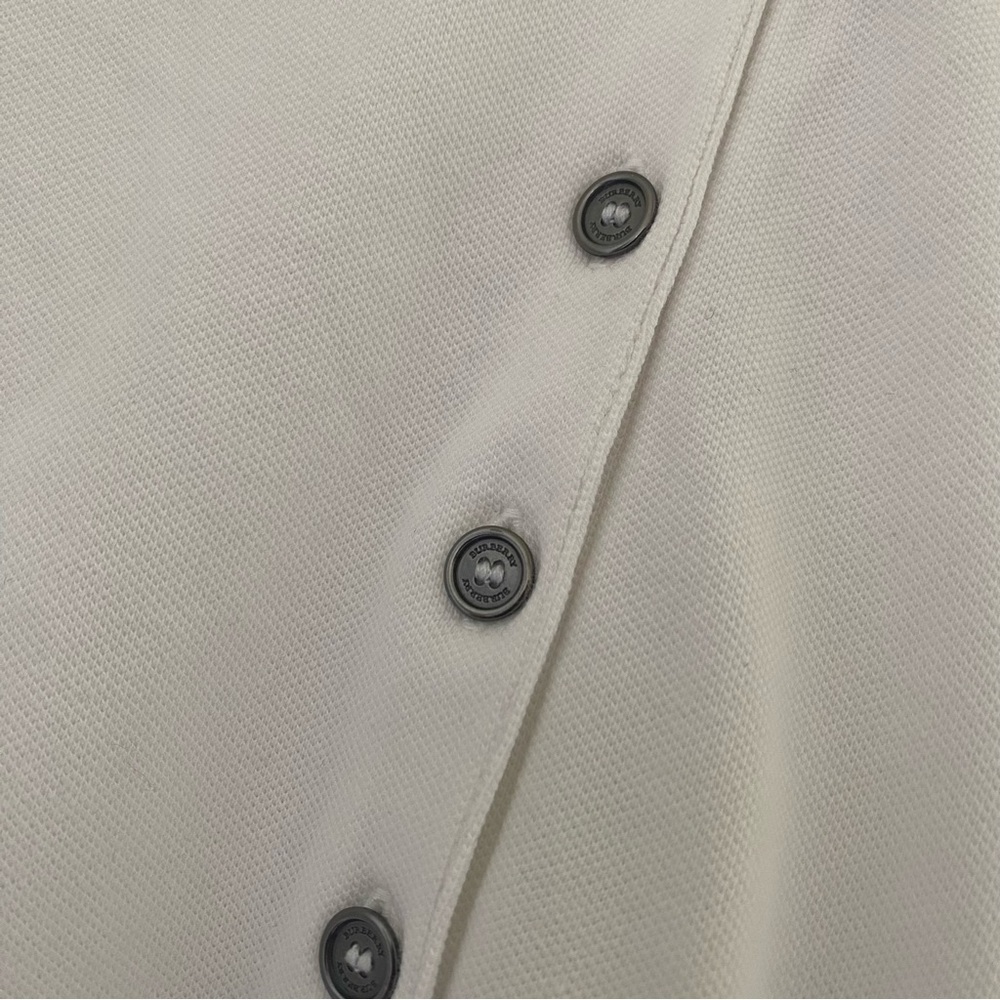 Vintage Burberry London Long Basic White Short Sleeves Top Size S - Picture 7 of 9